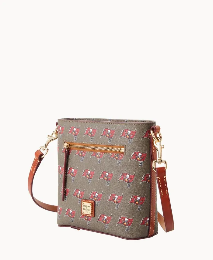 Dooney and Bourke Crossbodies NFL Buccaneers Small Zip Crossbody Buccaneers 8211 WomenMen