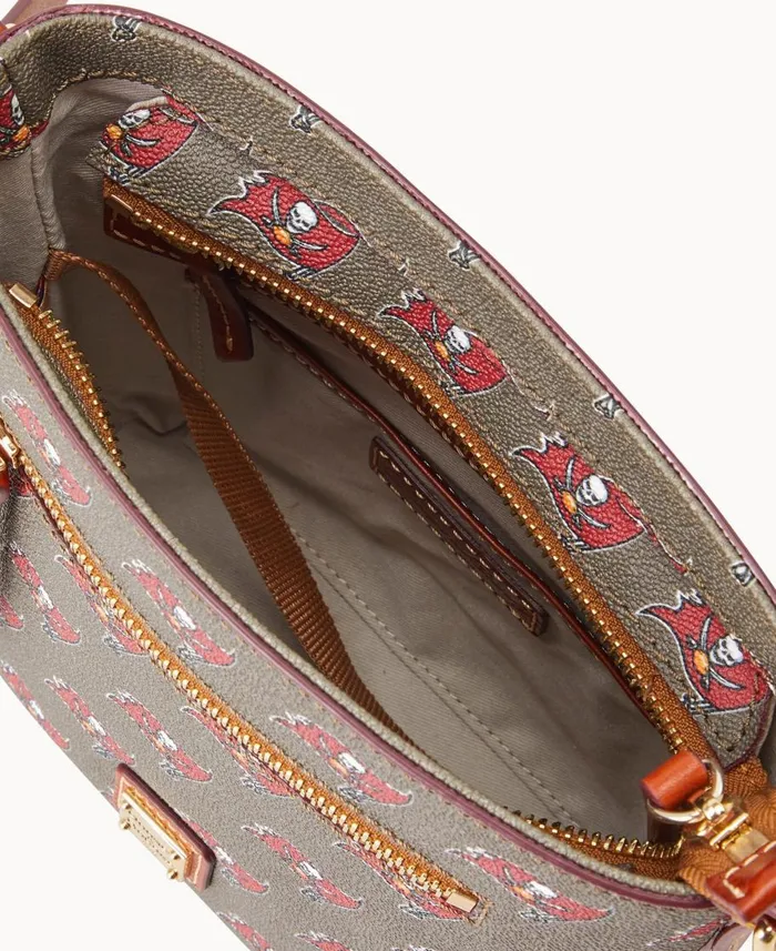 Dooney and Bourke Crossbodies NFL Buccaneers Small Zip Crossbody Buccaneers 8211 WomenMen
