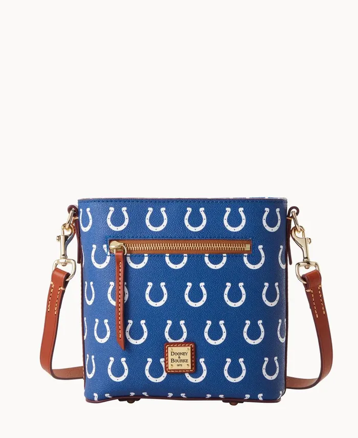Dooney and Bourke Crossbodies NFL Colts Small Zip Crossbody Colts 8211 WomenMen Dooney and Bourke Crossbodies NFL Colts Small Zip Crossbody Colts 8211 WomenMen