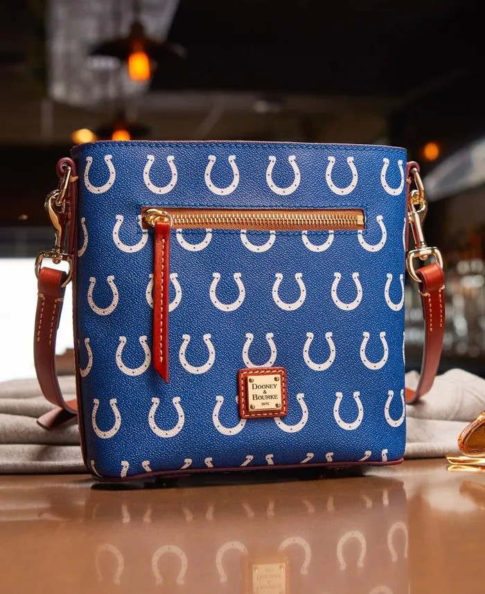 Dooney and Bourke Crossbodies NFL Colts Small Zip Crossbody Colts 8211 WomenMen Dooney and Bourke Crossbodies NFL Colts Small Zip Crossbody Colts 8211 WomenMen