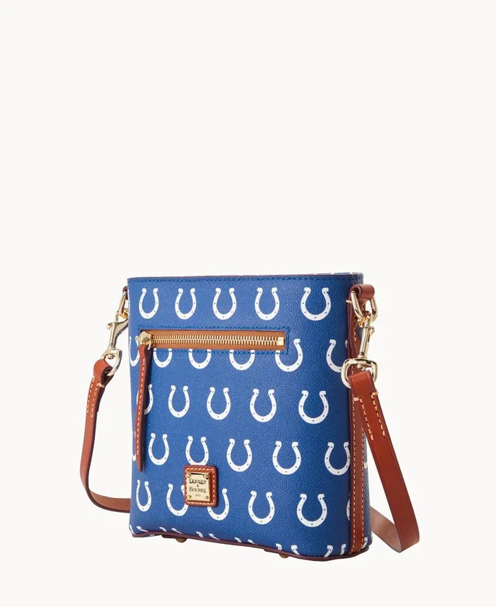 Dooney and Bourke Crossbodies NFL Colts Small Zip Crossbody Colts 8211 WomenMen Dooney and Bourke Crossbodies NFL Colts Small Zip Crossbody Colts 8211 WomenMen