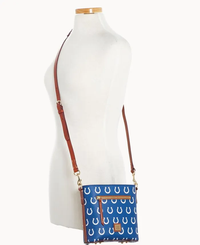 Dooney and Bourke Crossbodies NFL Colts Small Zip Crossbody Colts 8211 WomenMen Dooney and Bourke Crossbodies NFL Colts Small Zip Crossbody Colts 8211 WomenMen