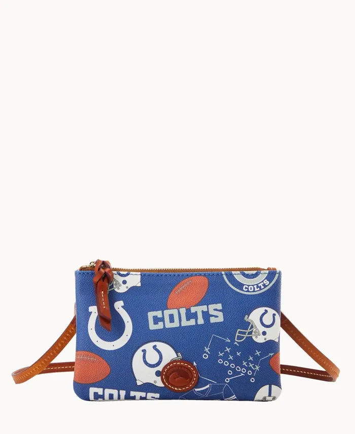 Dooney and Bourke Crossbodies NFL Colts Top Zip Crossbody Colts 8211 WomenMen Dooney and Bourke Crossbodies NFL Colts Top Zip Crossbody Colts 8211 WomenMen