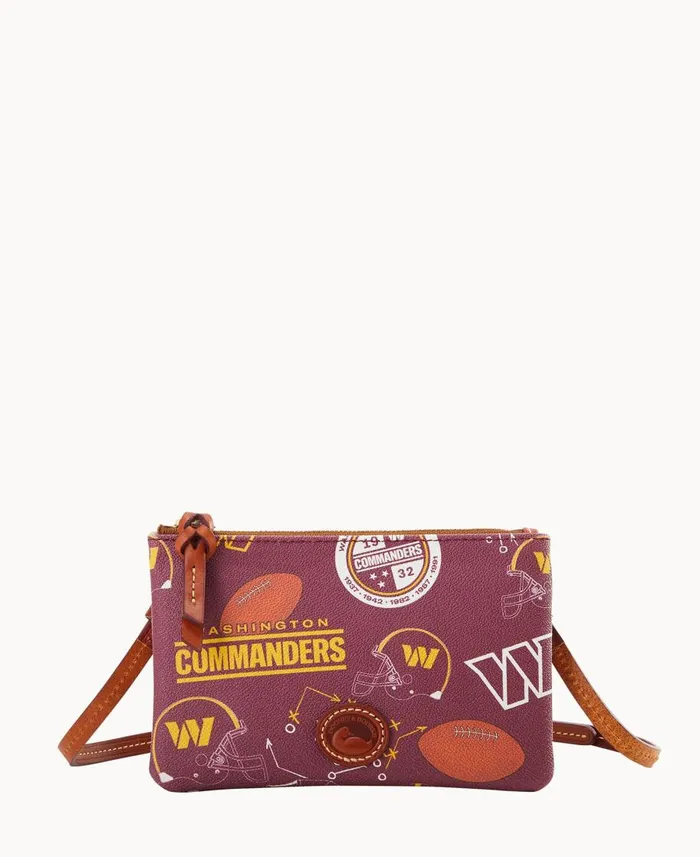 Dooney and Bourke Crossbodies NFL Commanders Top Zip Crossbody Commanders 8211 WomenMen Dooney and Bourke Crossbodies NFL Commanders Top Zip Crossbody Commanders 8211 WomenMen