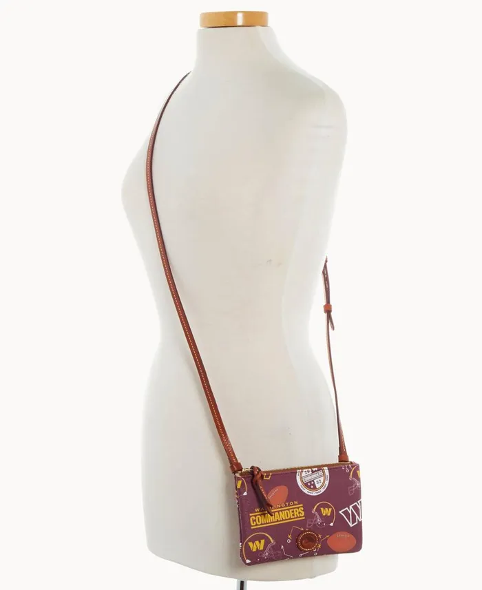 Dooney and Bourke Crossbodies NFL Commanders Top Zip Crossbody Commanders 8211 WomenMen Dooney and Bourke Crossbodies NFL Commanders Top Zip Crossbody Commanders 8211 WomenMen