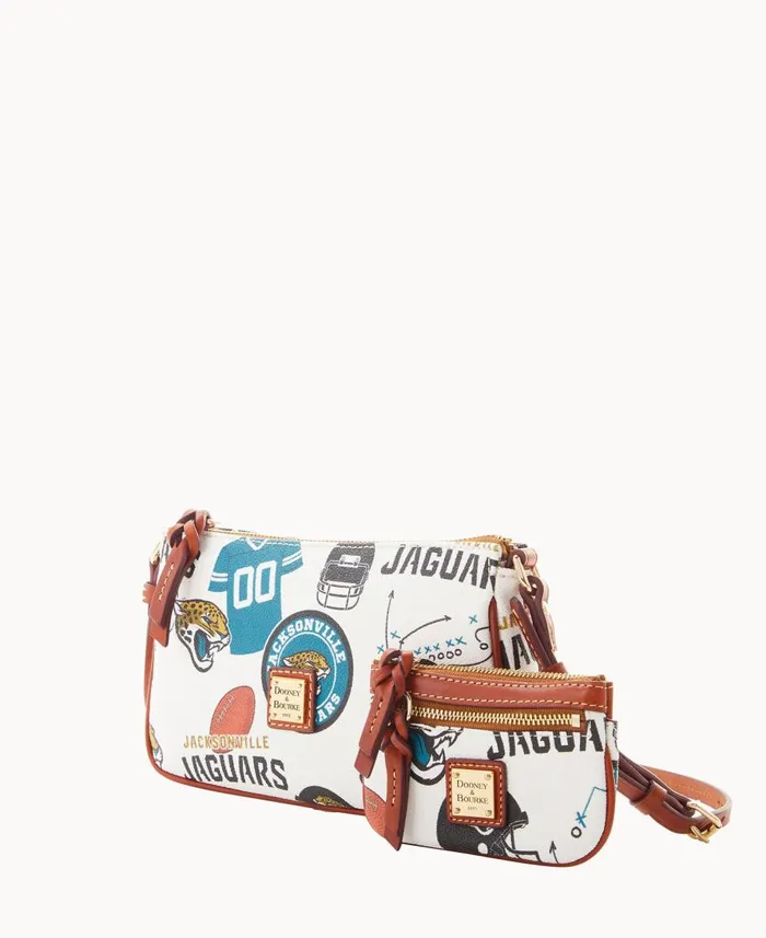 Dooney and Bourke Crossbodies NFL Jaguars Lexi Crossbody Sm Coin Case Jaguars 8211 WomenMen Dooney and Bourke Crossbodies NFL Jaguars Lexi Crossbody Sm Coin Case Jaguars 8211 WomenMen