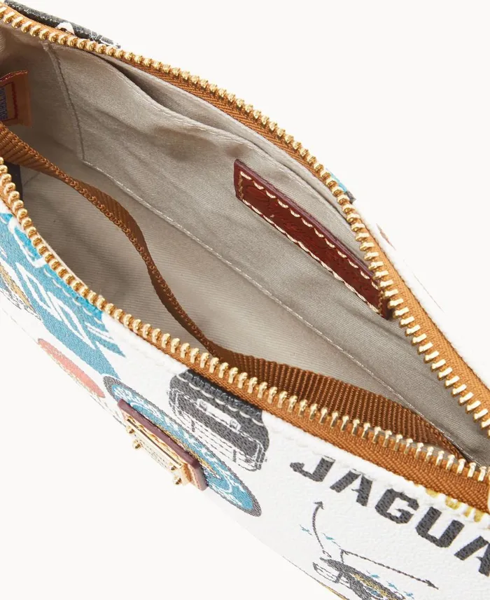 Dooney and Bourke Crossbodies NFL Jaguars Lexi Crossbody Sm Coin Case Jaguars 8211 WomenMen Dooney and Bourke Crossbodies NFL Jaguars Lexi Crossbody Sm Coin Case Jaguars 8211 WomenMen