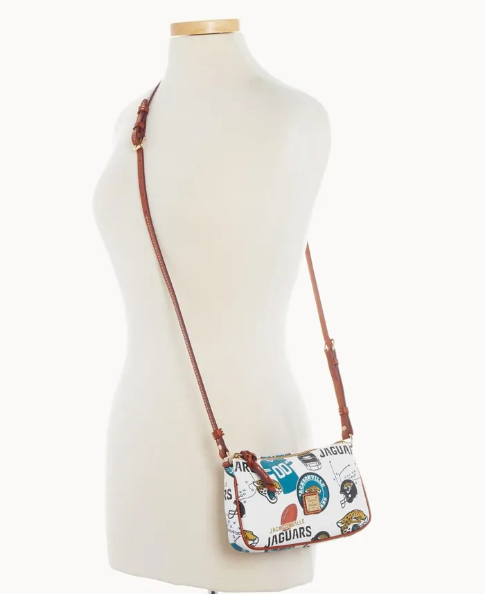 Dooney and Bourke Crossbodies NFL Jaguars Lexi Crossbody Sm Coin Case Jaguars 8211 WomenMen Dooney and Bourke Crossbodies NFL Jaguars Lexi Crossbody Sm Coin Case Jaguars 8211 WomenMen