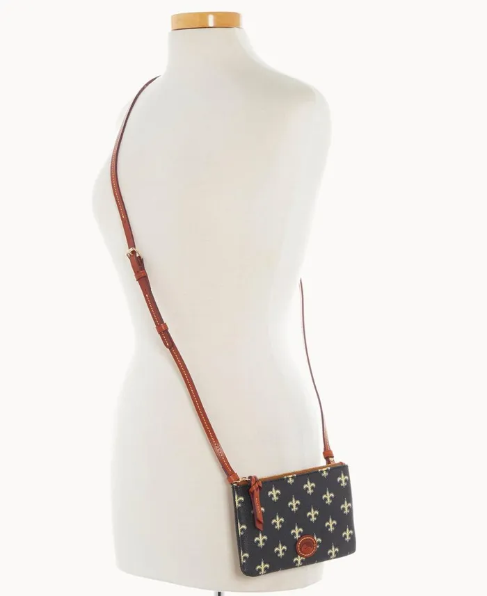 Dooney and Bourke Crossbodies NFL Saints Top Zip Crossbody Saints 8211 WomenMen