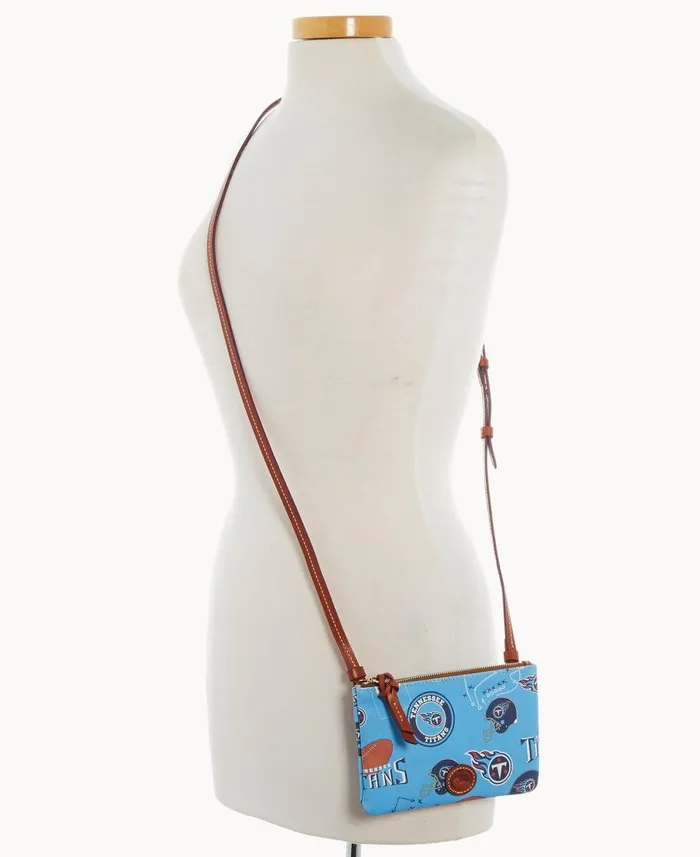 Dooney and Bourke Crossbodies NFL Titans Top Zip Crossbody Titans 8211 WomenMen Dooney and Bourke Crossbodies NFL Titans Top Zip Crossbody Titans 8211 WomenMen