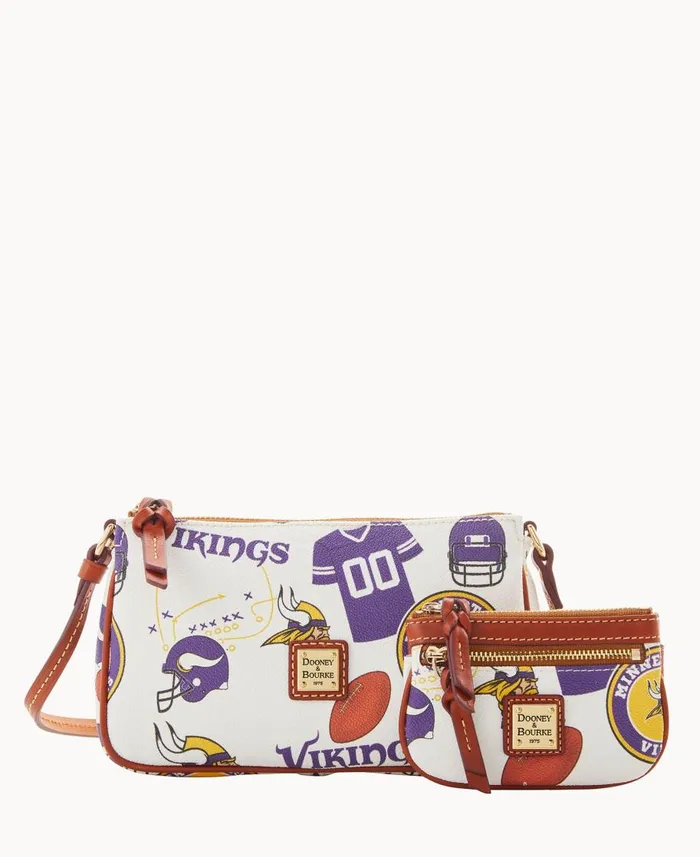 Dooney and Bourke Crossbodies NFL Vikings Lexi Crossbody Sm Coin Case Vikings 8211 WomenMen Dooney and Bourke Crossbodies NFL Vikings Lexi Crossbody Sm Coin Case Vikings 8211 WomenMen