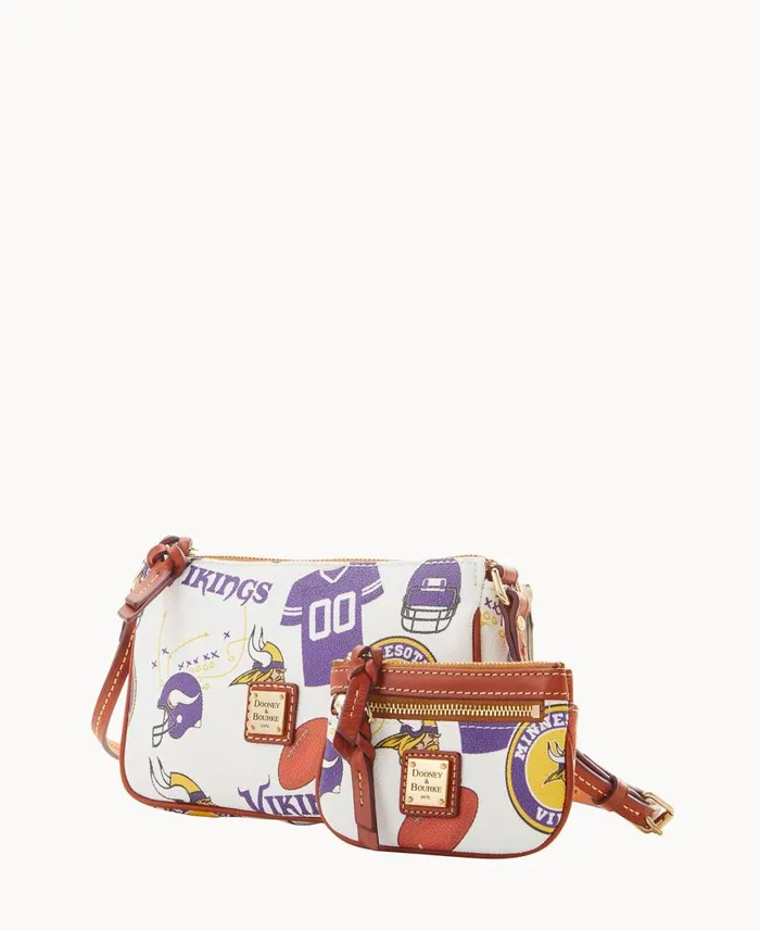 Dooney and Bourke Crossbodies NFL Vikings Lexi Crossbody Sm Coin Case Vikings 8211 WomenMen Dooney and Bourke Crossbodies NFL Vikings Lexi Crossbody Sm Coin Case Vikings 8211 WomenMen