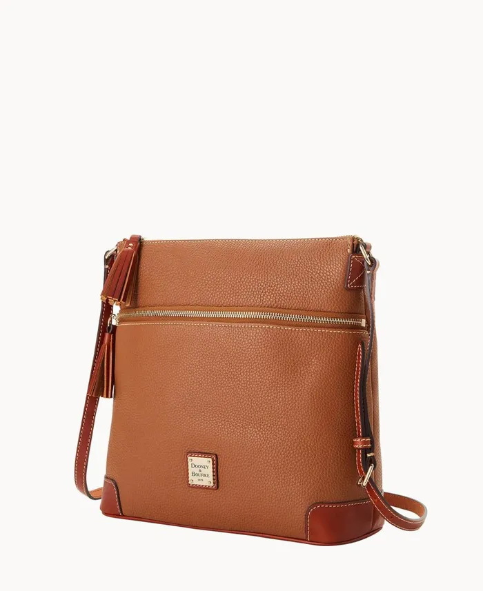 Dooney and Bourke Crossbodies Pebble Grain Large Tassel Crossbody Caramel 8211 WomenMen Dooney and Bourke Crossbodies Pebble Grain Large Tassel Crossbody Caramel 8211 WomenMen