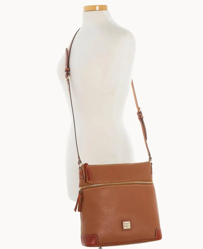 Dooney and Bourke Crossbodies Pebble Grain Large Tassel Crossbody Caramel 8211 WomenMen Dooney and Bourke Crossbodies Pebble Grain Large Tassel Crossbody Caramel 8211 WomenMen