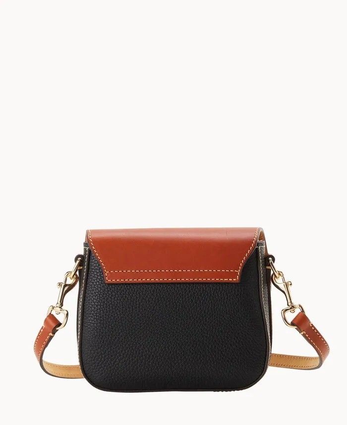Dooney and Bourke Crossbodies Pebble Turnlock Flap Saddle Black 8211 WomenMen Dooney and Bourke Crossbodies Pebble Turnlock Flap Saddle Black 8211 WomenMen