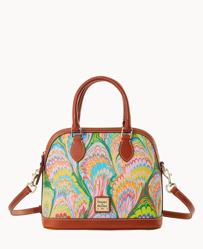 Dooney and Bourke Crossbodies Plumes Satchel Pink 8211 WomenMen