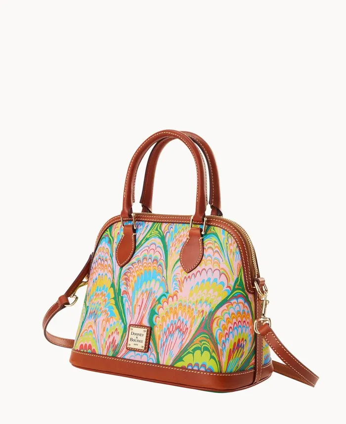 Dooney and Bourke Crossbodies Plumes Satchel Pink 8211 WomenMen
