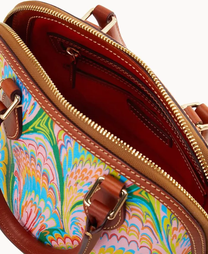 Dooney and Bourke Crossbodies Plumes Satchel Pink 8211 WomenMen