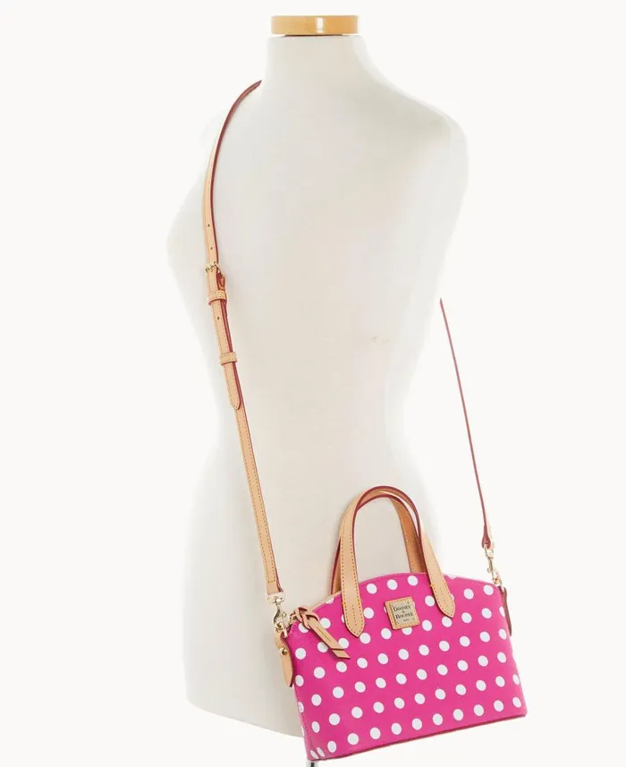 Dooney and Bourke Crossbodies Polka Dot Ruby Fuchsia 8211 WomenMen