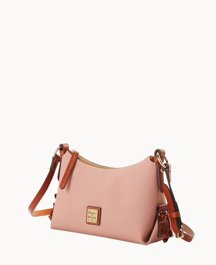 Dooney and Bourke Crossbodies Torino Hobo Crossbody Dusty Rose 8211 WomenMen