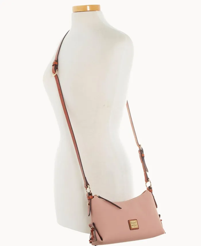 Dooney and Bourke Crossbodies Torino Hobo Crossbody Dusty Rose 8211 WomenMen