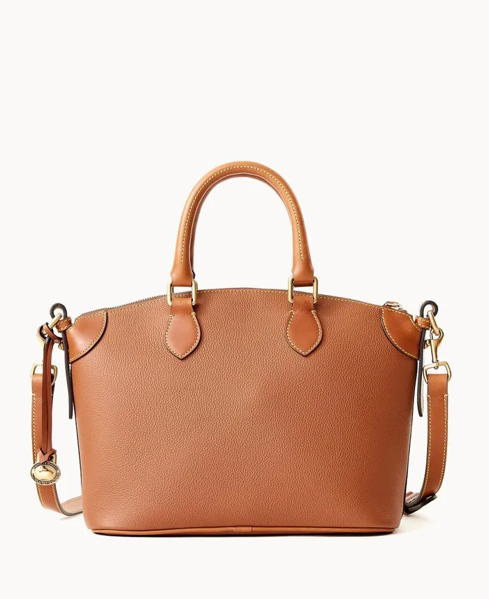 Dooney and Bourke Satchels All Weather Leather 30 Domed Satchel 30 Caramel 8211 WomenMen Dooney and Bourke Satchels All Weather Leather 30 Domed Satchel 30 Caramel 8211 WomenMen
