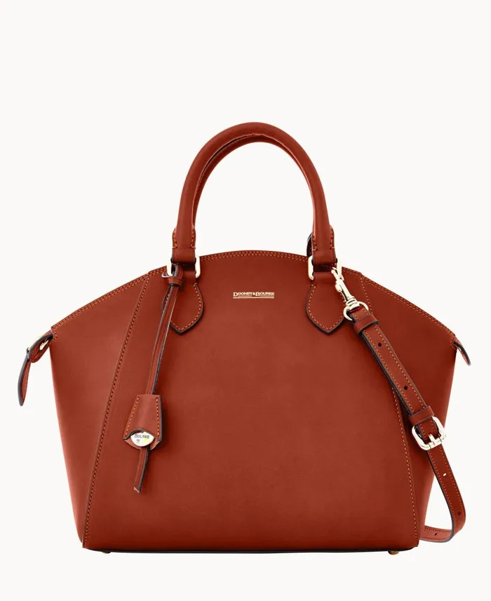 Dooney and Bourke Satchels Alto Sabrina Saddle 8211 WomenMen