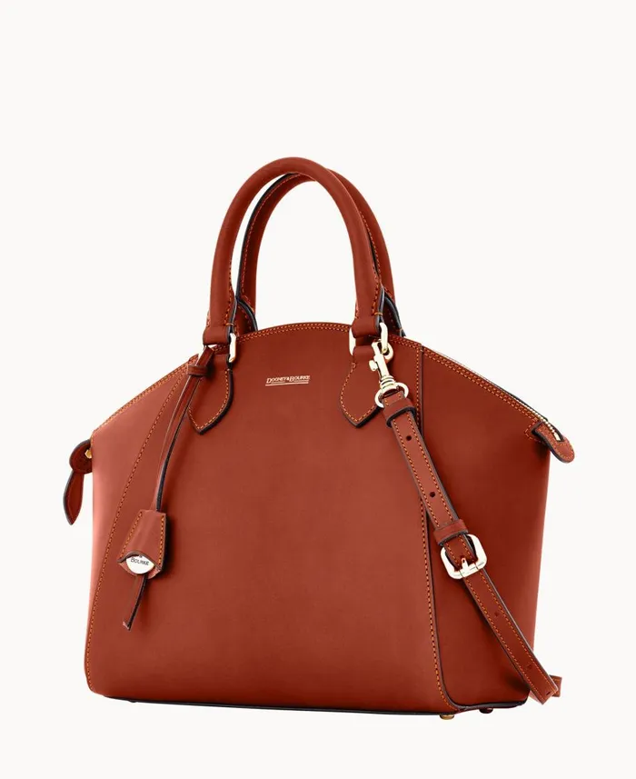 Dooney and Bourke Satchels Alto Sabrina Saddle 8211 WomenMen