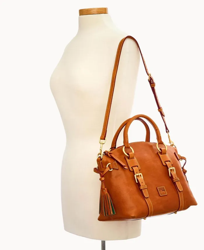 Dooney and Bourke Satchels Florentine Bristol Satchel Natural 8211 WomenMen