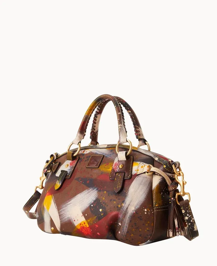 Dooney and Bourke Satchels Florentine Dipinta Medium Mail Satchel Brown Tmoro 8211 WomenMen