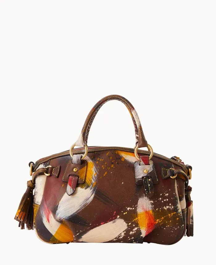 Dooney and Bourke Satchels Florentine Dipinta Medium Mail Satchel Brown Tmoro 8211 WomenMen