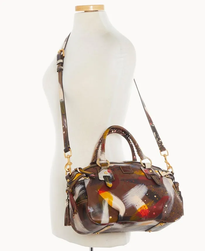 Dooney and Bourke Satchels Florentine Dipinta Medium Mail Satchel Brown Tmoro 8211 WomenMen
