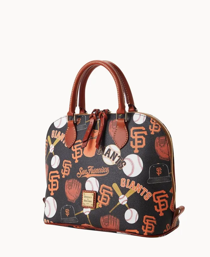 Dooney and Bourke Satchels MLB Giants Zip Zip Satchel Giants 8211 WomenMen