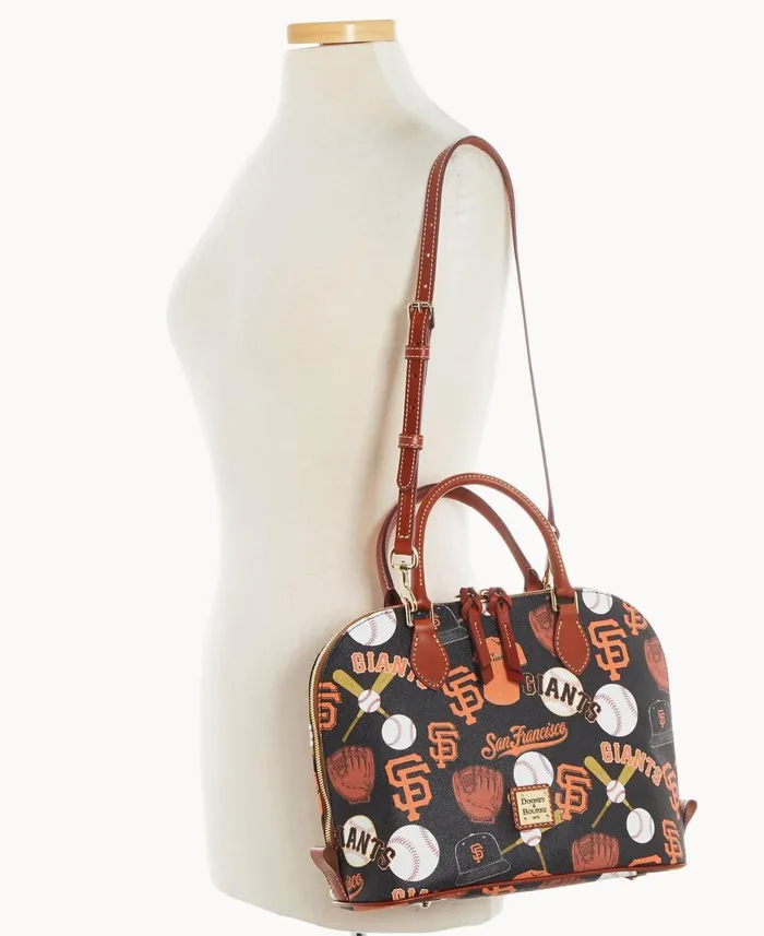 Dooney and Bourke Satchels MLB Giants Zip Zip Satchel Giants 8211 WomenMen