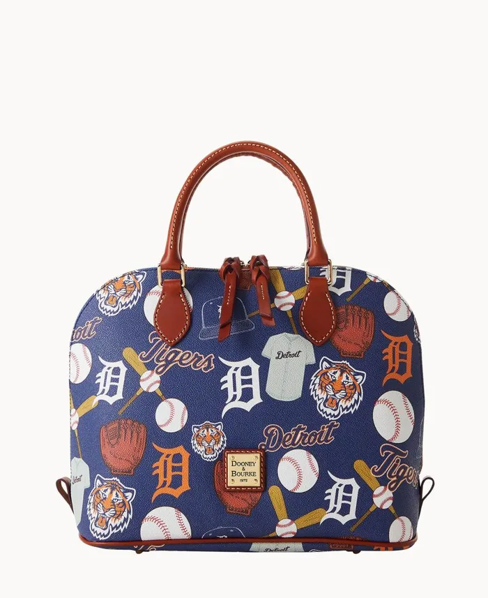 Dooney and Bourke Satchels MLB Tigers Zip Zip Satchel Tigers 8211 WomenMen