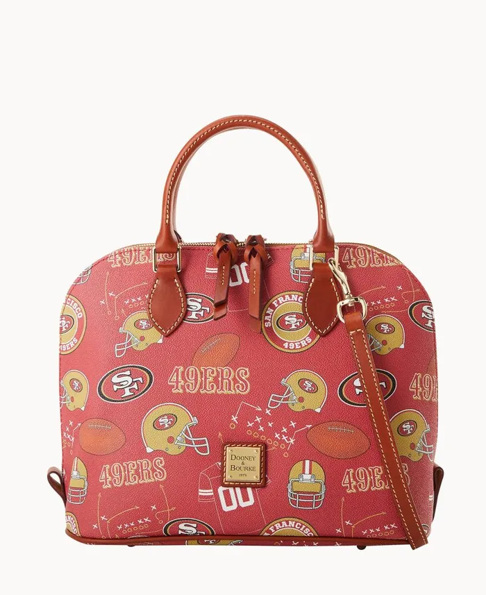 Dooney and Bourke Satchels NFL 49ers Zip Zip Satchel 49ers 8211 WomenMen