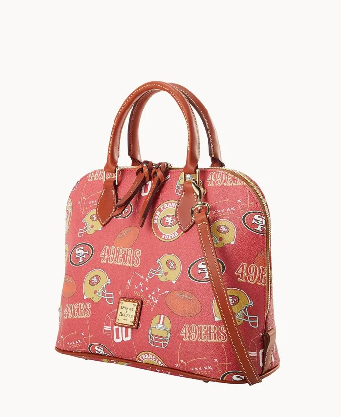 Dooney and Bourke Satchels NFL 49ers Zip Zip Satchel 49ers 8211 WomenMen
