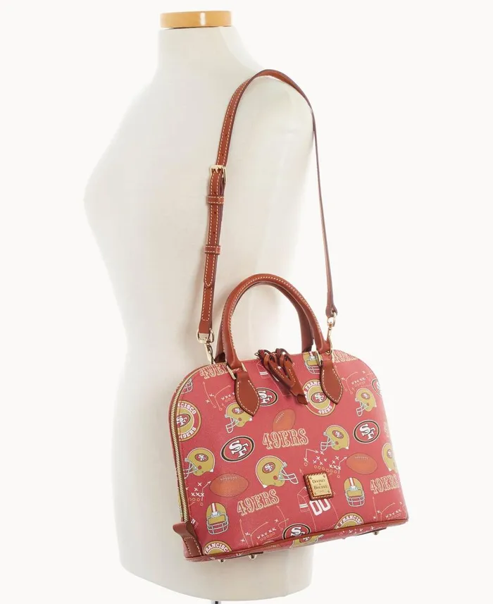 Dooney and Bourke Satchels NFL 49ers Zip Zip Satchel 49ers 8211 WomenMen