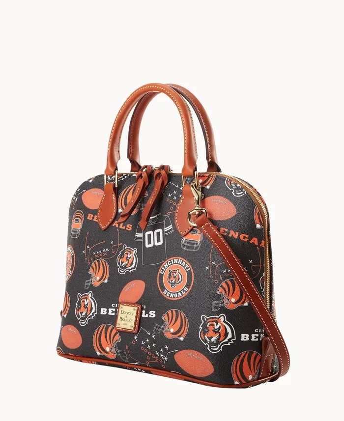 Dooney and Bourke Satchels NFL Bengals Zip Zip Satchel Bengals 8211 WomenMen Dooney and Bourke Satchels NFL Bengals Zip Zip Satchel Bengals 8211 WomenMen