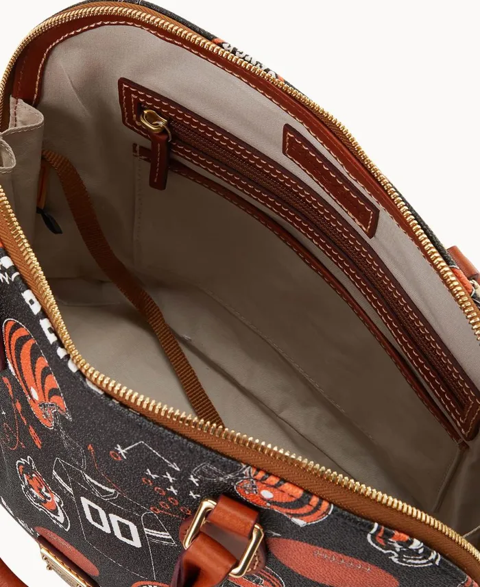 Dooney and Bourke Satchels NFL Bengals Zip Zip Satchel Bengals 8211 WomenMen Dooney and Bourke Satchels NFL Bengals Zip Zip Satchel Bengals 8211 WomenMen