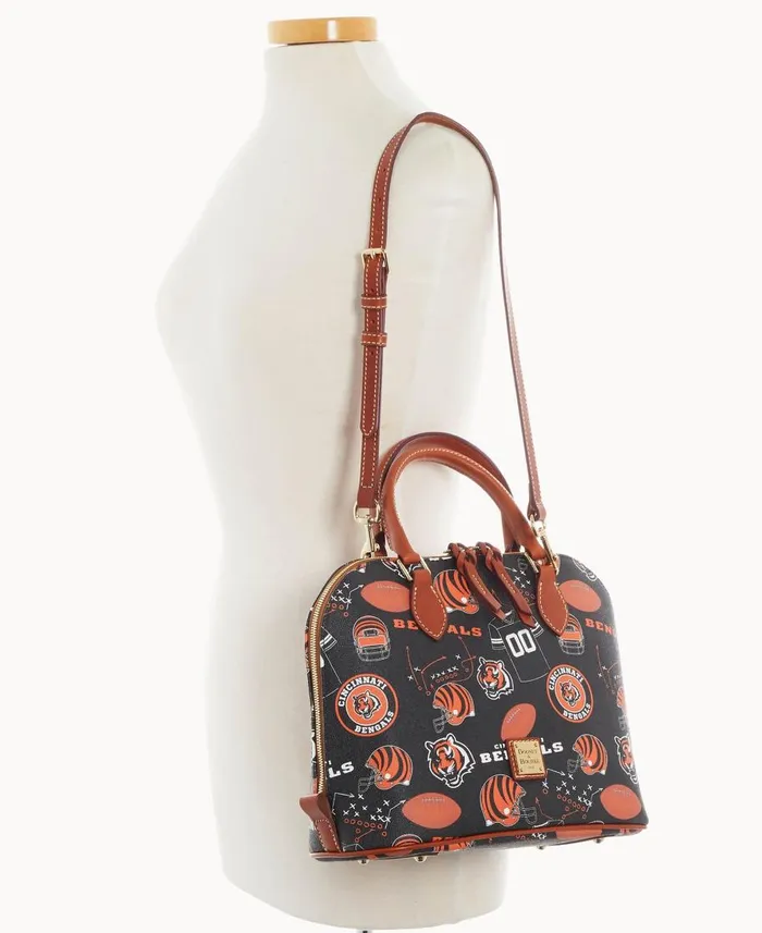 Dooney and Bourke Satchels NFL Bengals Zip Zip Satchel Bengals 8211 WomenMen Dooney and Bourke Satchels NFL Bengals Zip Zip Satchel Bengals 8211 WomenMen