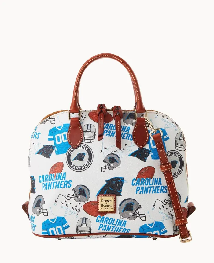 Dooney and Bourke Satchels NFL Panthers Zip Zip Satchel Panthers 8211 WomenMen Dooney and Bourke Satchels NFL Panthers Zip Zip Satchel Panthers 8211 WomenMen