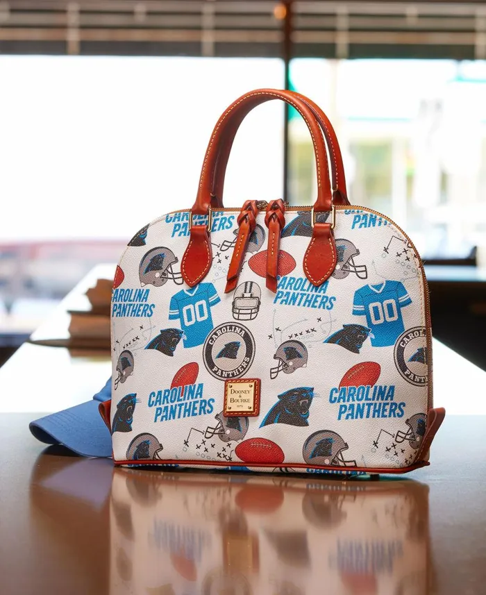 Dooney and Bourke Satchels NFL Panthers Zip Zip Satchel Panthers 8211 WomenMen Dooney and Bourke Satchels NFL Panthers Zip Zip Satchel Panthers 8211 WomenMen