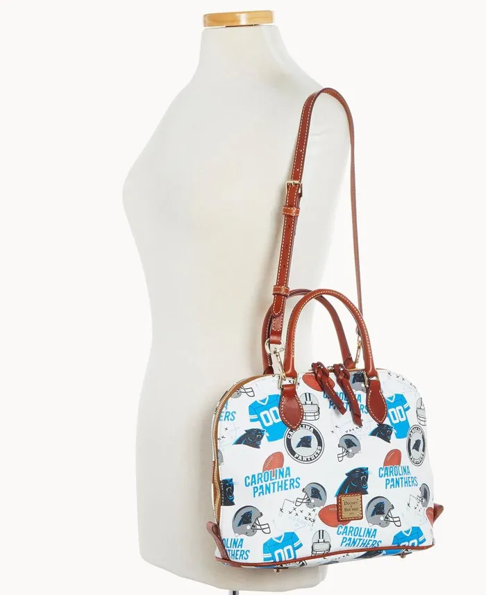 Dooney and Bourke Satchels NFL Panthers Zip Zip Satchel Panthers 8211 WomenMen Dooney and Bourke Satchels NFL Panthers Zip Zip Satchel Panthers 8211 WomenMen