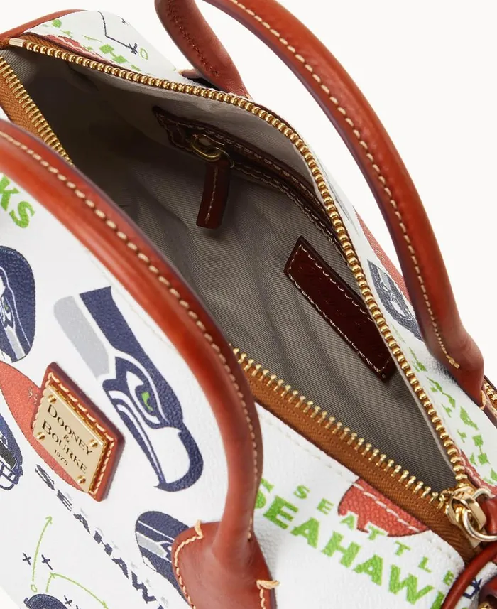 Dooney and Bourke Satchels NFL Seahawks Barrel Satchel Seahawks 8211 WomenMen Dooney and Bourke Satchels NFL Seahawks Barrel Satchel Seahawks 8211 WomenMen