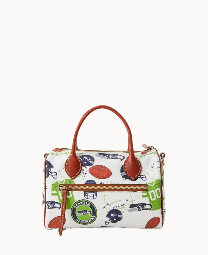Dooney and Bourke Satchels NFL Seahawks Barrel Satchel Seahawks 8211 WomenMen Dooney and Bourke Satchels NFL Seahawks Barrel Satchel Seahawks 8211 WomenMen