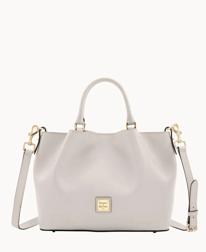 Dooney and Bourke Satchels Saffiano Brenna Ecru 8211 WomenMen