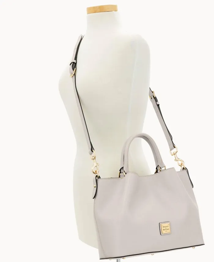 Dooney and Bourke Satchels Saffiano Brenna Ecru 8211 WomenMen
