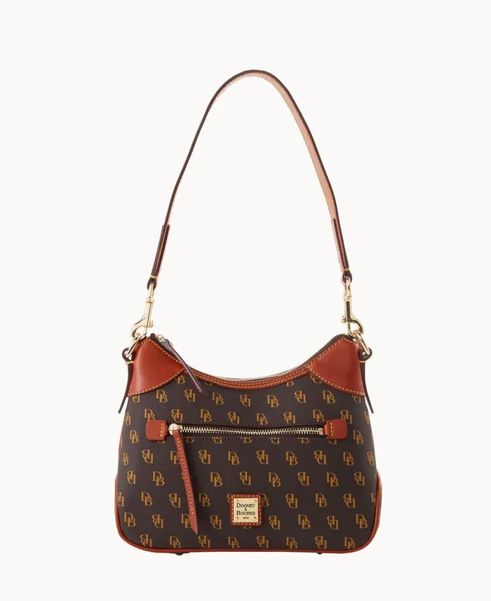 Dooney and Bourke Shoulder Bags Gretta Small Hobo Brown Tmoro 8211 WomenMen