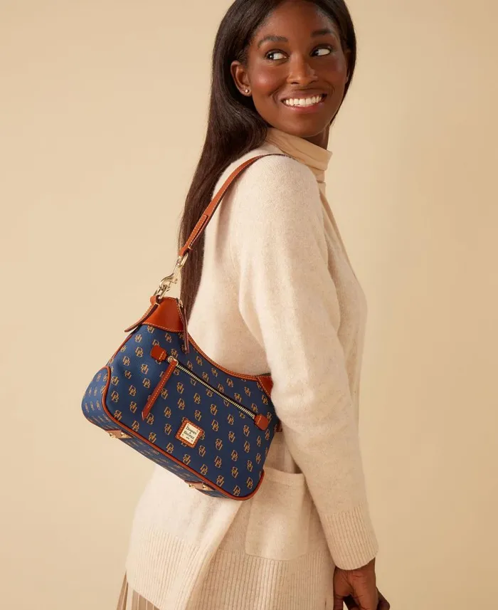 Dooney and Bourke Shoulder Bags Gretta Small Hobo Brown Tmoro 8211 WomenMen